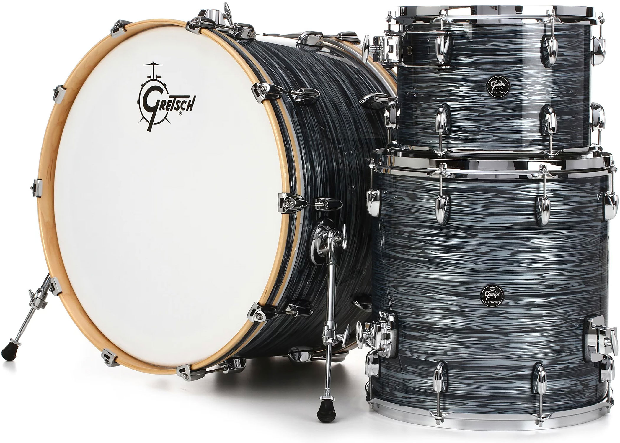 Gretsch Renown Maple 2016, 3-piece Set, 24" Bass - Silver Oyster Pearl