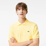 Polo μπλούζα ανδρική Lacoste Yellow