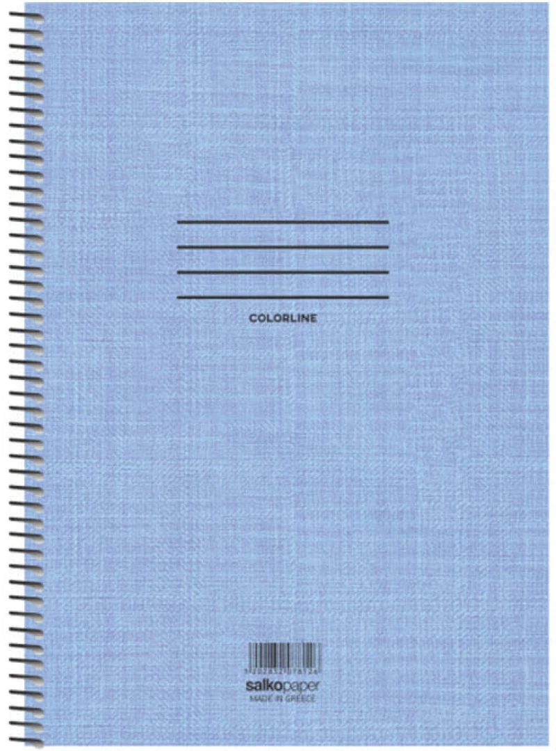 Τετράδιο Σπιράλ Α4 Salko Paper Colorline 2Θ. 60Φ (Διάφορα Χρώματα)