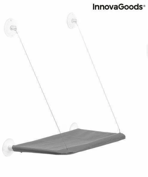 InnovaGoods Catlax Αιώρα Γάτας σε Γκρι χρώμα 56x38x2.5cm