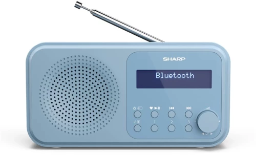 SHARP DIGITAL RADIO DR-P420 STEEL BLUE