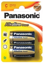 Αλκαλικές μπαταρίες Panasonic μέγεθος C
