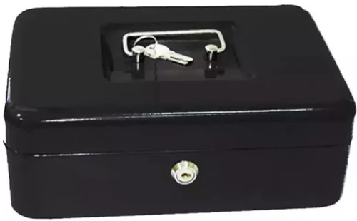 Κουτί ταμείου Metron Μαύρο 20x16x9cm