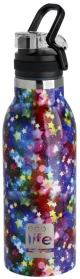 Ανοξείδωτο θερμός Ecolife Stardust 550ml Με sport πώμα