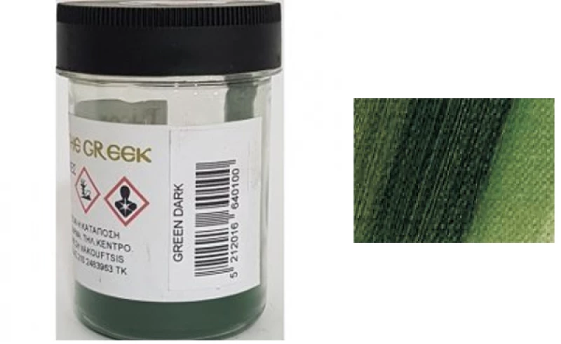 Σκόνη Αγιογραφίας El Greco πράσινο τσιμέντου/green dark 50gr