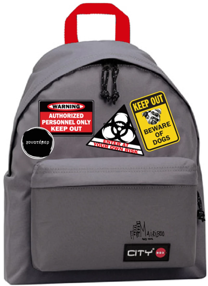 Σακίδιο πλάτης Mairiboo Lyc Sac City The Drop Γουατέβερ Grey 98717