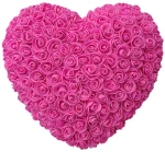 Rose Heart 35cm Ροζ