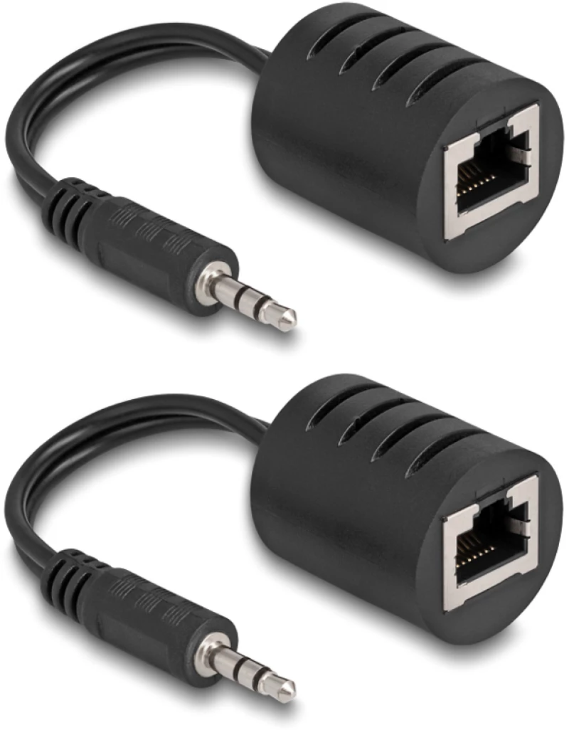 Delock Audio Extender 87858 3.5Mm Σε 3.5Mm, Μέσω Καλωδίου Rj45, Έως 50M
