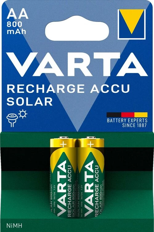 Varta solar 800mah hr6 aa (2τμχ)