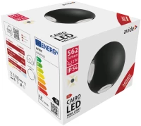 Avide εξωτερικό φωτιστικό τοίχου cairo 4 way led 12w θερμό 3000k ip54