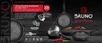 Bruno Τηγάνι Granit Premium Brn-0112 Με Αντικολλητική Επίστρωση, 24Cm