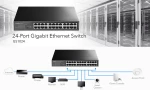 Cudy Ethernet Switch Gs1024, 24-Port Gigabit, Vlan, V2.0