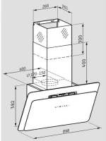 PYRAMIS VETRIO ΓΚΡΙ ΓΥΑΛΙ 60cm