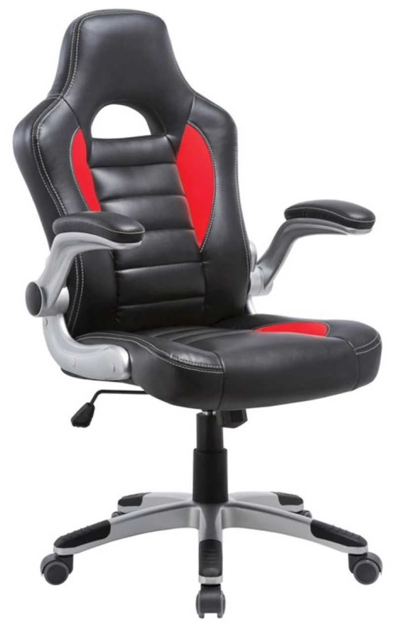 211361 BF7950-A GAMING ΠΟΛΥΘΡΟΝΑ PU ΜΑΥΡΟ - ΚΟΚΚΙΝΟ 64x68x108/118cm