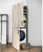 322799 Ντουλάπα Πλυντηρίου LAUNDRY Sonoma 70x70x190cm