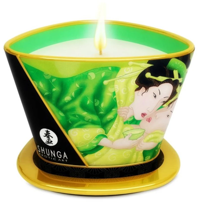 ΚΕΡΙ ΜΑΣΑΖ ΜΕ ΑΡΩΜΑ ΠΡΑΣΙΝΟ ΤΣΑΙ MINI CARESS BY CANDLELIGHT MASSAGE