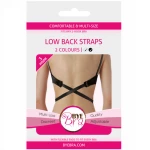 2 LOW BACK STRAPS 3 ROWS BLACK