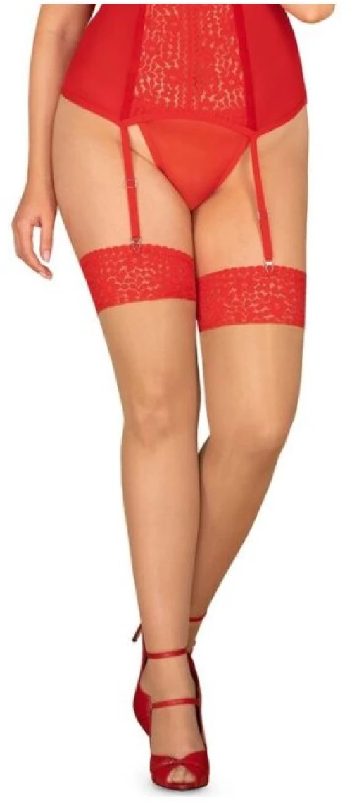 OBSESSIVE - BLOSSMINA STOCKINGS 4XL/5XL