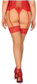 OBSESSIVE - BLOSSMINA STOCKINGS 4XL/5XL