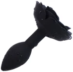 ΠΡΩΚΤΙΚΗ ΣΦΗΝΑ OHMAMA FETISH ROSE SILICONE ANAL PLUG - BLACK