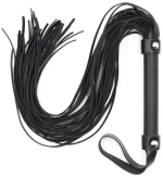 OHMAMA FETISH SILVER RIVET FLOGGER