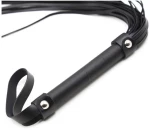OHMAMA FETISH SILVER RIVET FLOGGER