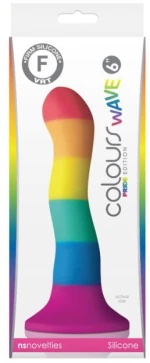 PRIDE - LGBT FLAG DILDO WAVE 17 CM