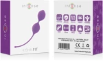ΚΟΛΠΙΚΕΣ ΜΠΑΛΕΣ INTENSE KISHA FIT SILICONE KEGEL PURPLE