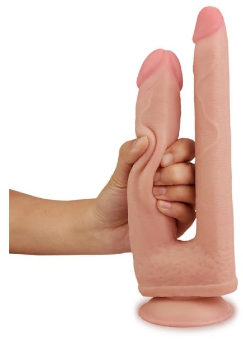 Double Dildo Skinlike 7 Flesh