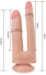 Double Dildo Skinlike 7 Flesh