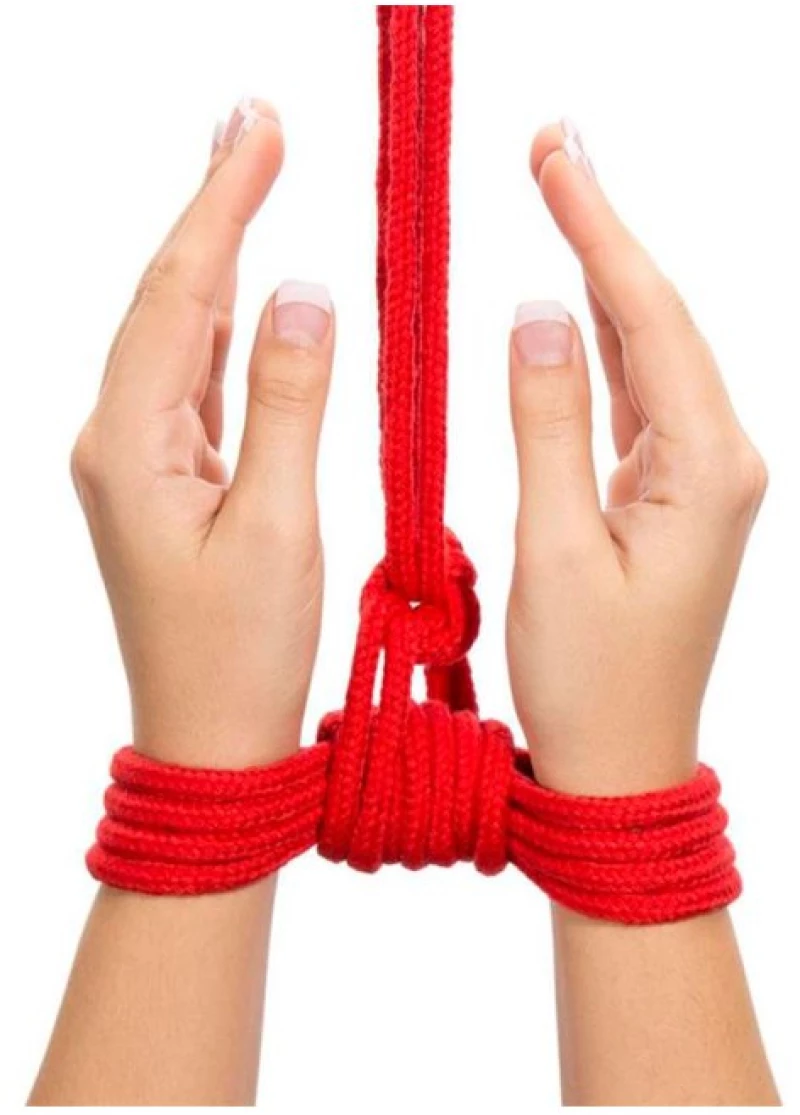 Bondage Rope Soft Red
