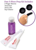 Πρωκτική σφήνα με δαχτυλίδι πέους Anal Stimulator Ass-Gasm Cockring Plug  - Colour Black