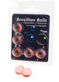 ΛΙΠΑΝΤΙΚΟ ΤΖΕΛ TALOKA - 5 BRAZILIAN BALLS VIBRATING EFFECT EXCITING GEL