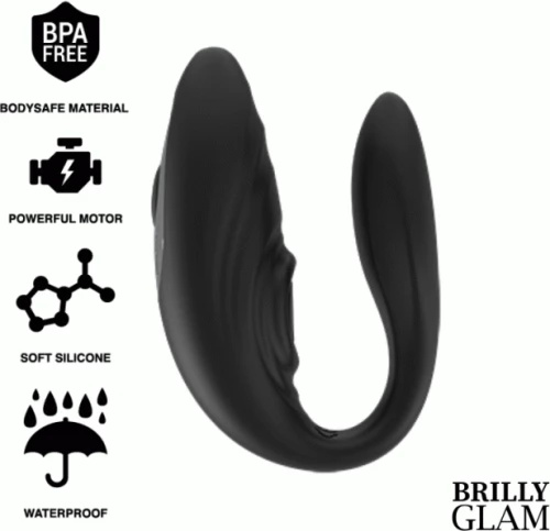ΔΟΝΗΤΗΣ  BRILLY GLAM COUPLE PULSING & VIBRATING REMOTE CONTROL