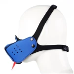 Neoprene Puppy Face Mask Blue