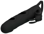 ΚΑΛΥΜΜΑ ΠΕΟΥΣ PRETTY LOVE VIBRATING SILICONE SLEEVE 14 CM