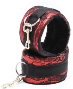 ΧΕΙΡΟΠΕΔΕΣ OHMAMA FETISH SHORT VELVET LACE WRIST RESTRAINTS NYLON