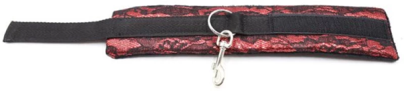 ΧΕΙΡΟΠΕΔΕΣ OHMAMA FETISH SHORT VELVET LACE WRIST RESTRAINTS NYLON