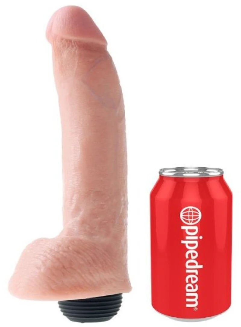 KING COCK REALISTIC PENIS NATURAL EJACULATOR 22.86CM