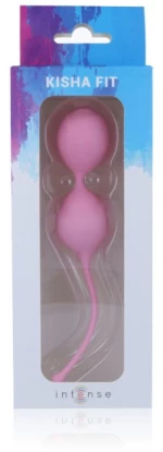ΚΟΛΠΙΚΕΣ ΜΠΑΛΕΣ INTENSE KISHA FIT SILICONE KEGEL PINK