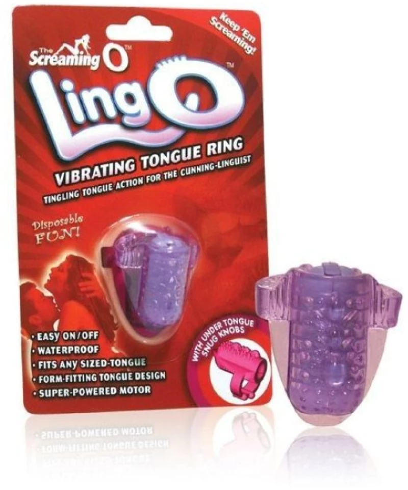 VIBRATING TONGUE RING SCREAMIN GO