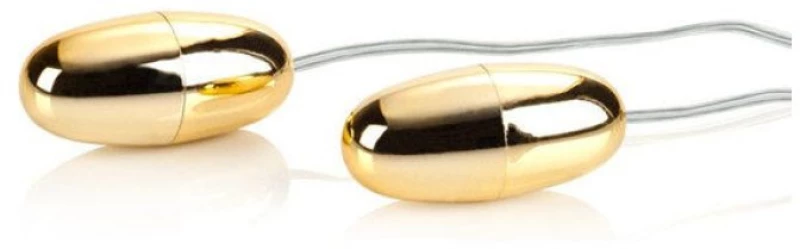 CALEX VIBRATING BULLETS GOLD DUO