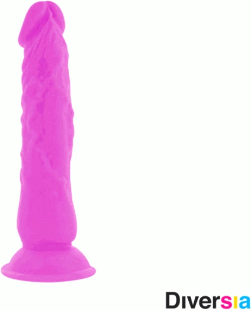 ΔΟΝΗΤΗΣ  DIVERSIA FLEXIBLE VIBRATING DILDO 21 CM - PURPLE