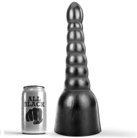 ALL BLACK DILDO 34CM