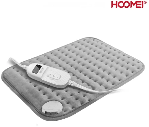 Hoomei Ηλεκτρικός Θερμαντήρας - Θερμοφόρα 100W με 9 Ρυθμίσεις Θερμοκρασίας Fleece 30x40cm HM-8780G - Γκρι