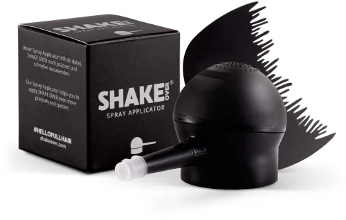 Σετ SHAKE OVER Spray Maximizer Applicator & Χτενάκι για Κατευθυνόμενο Ψεκασμό Μικροινών Κερατίνης