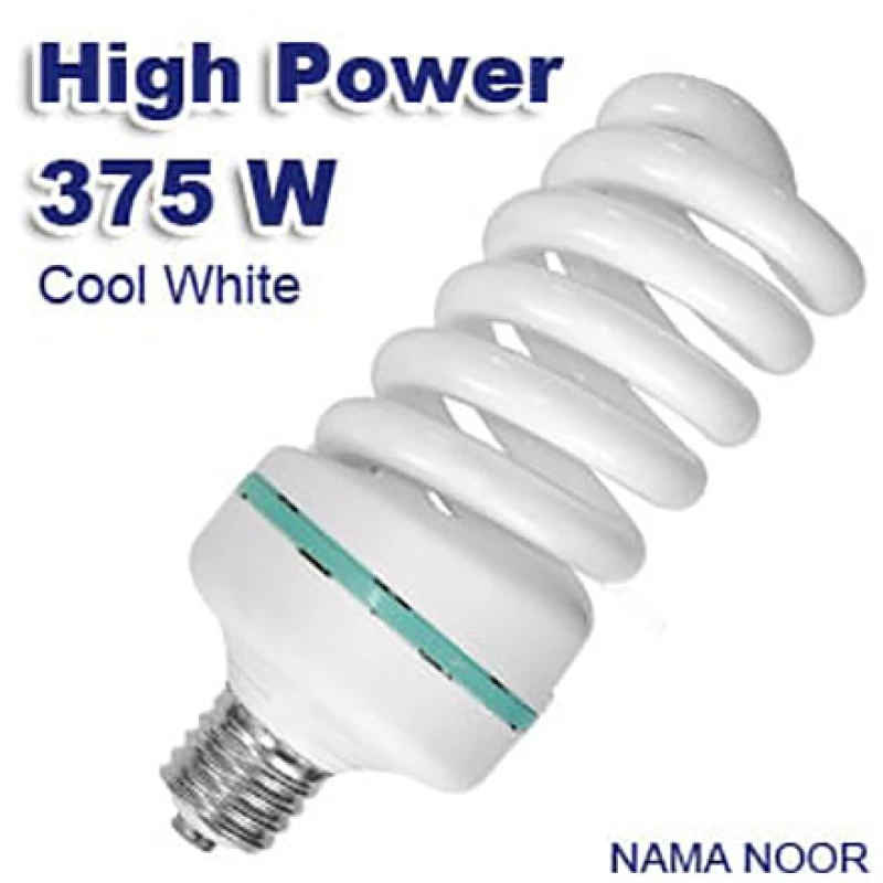 Ισχυρότατος Λαμπτήρας Οικονομίας E27 Spiral  375W (75W) COOL 6400K