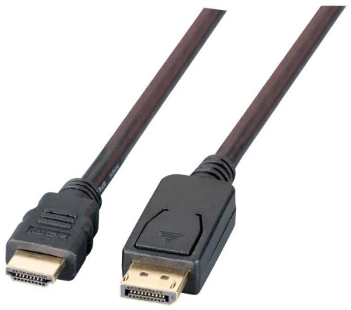 Καλώδιο Displayport EFB to HDMI A, St.-St., 5,0m, Black