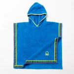 Kids Μπουρνούζι Poncho - Blue