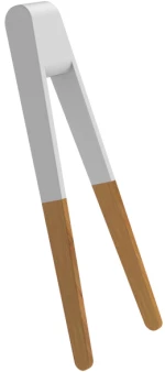 Bamboo Sushi Tongs - White